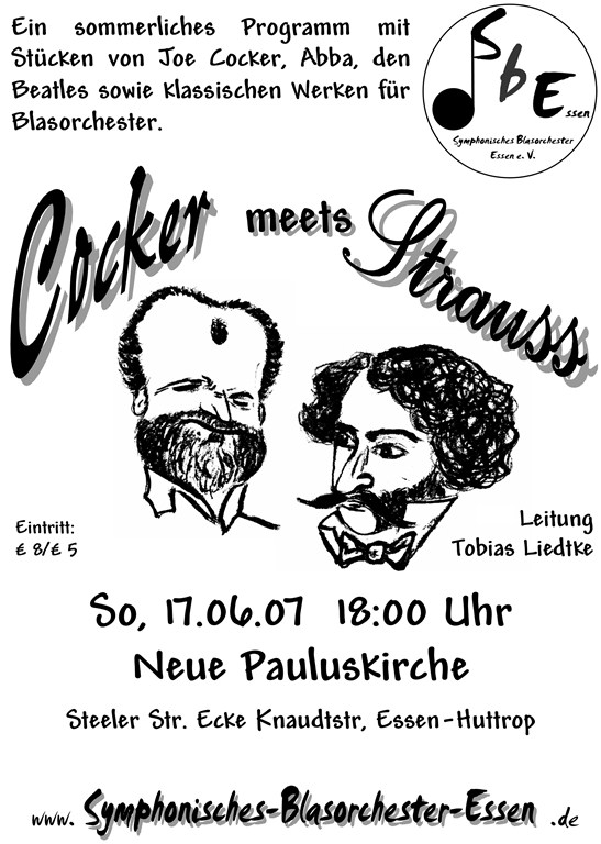 Cocker meet Strauss Flyer